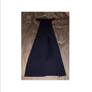 Navy blue prom dress